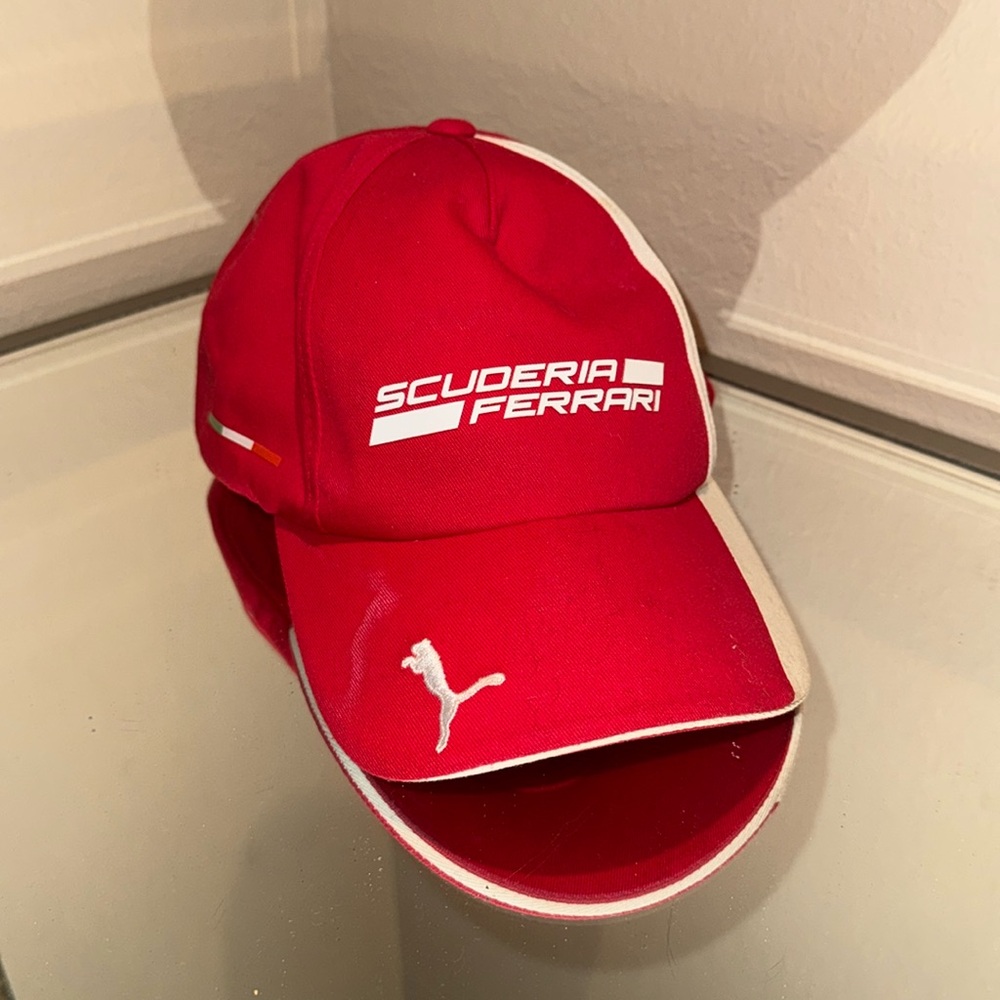 Ferrari unisex hat cap red adjustable